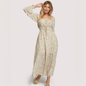 NWT LOST + WANDER FLORAL OCCASION MAXI DRESS